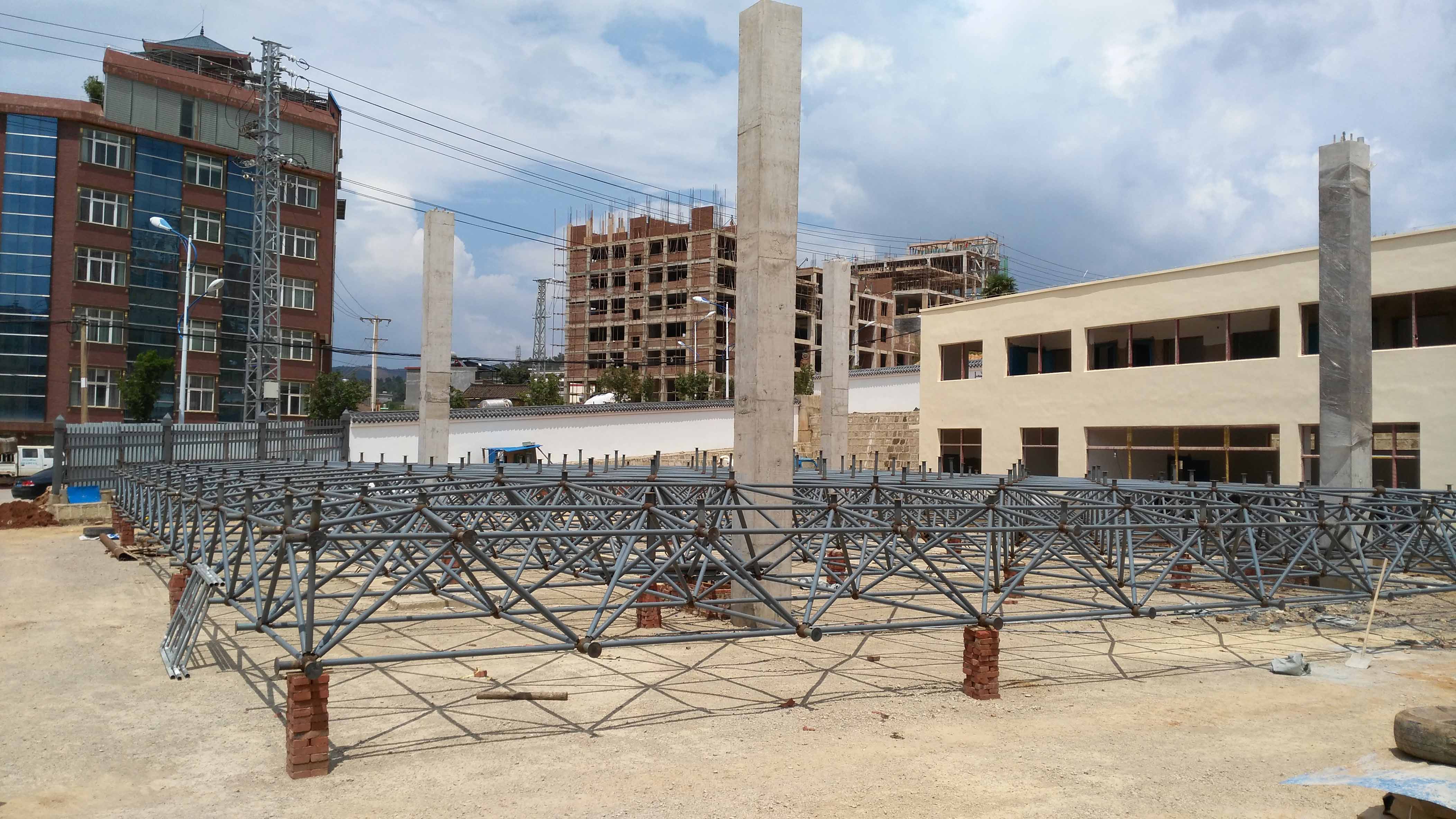 九台小型加油站网架